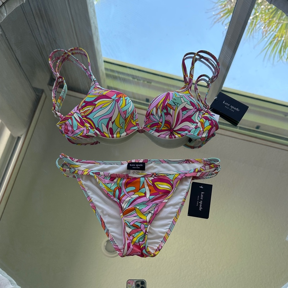 Kate Spade Colorful Swirl Bikini Set